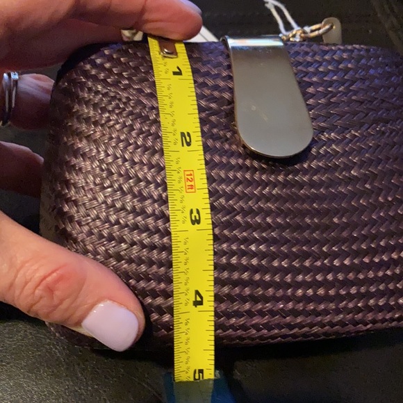 NWT Vintage Bequizo small puffy straw bag. - Picture 6 of 7